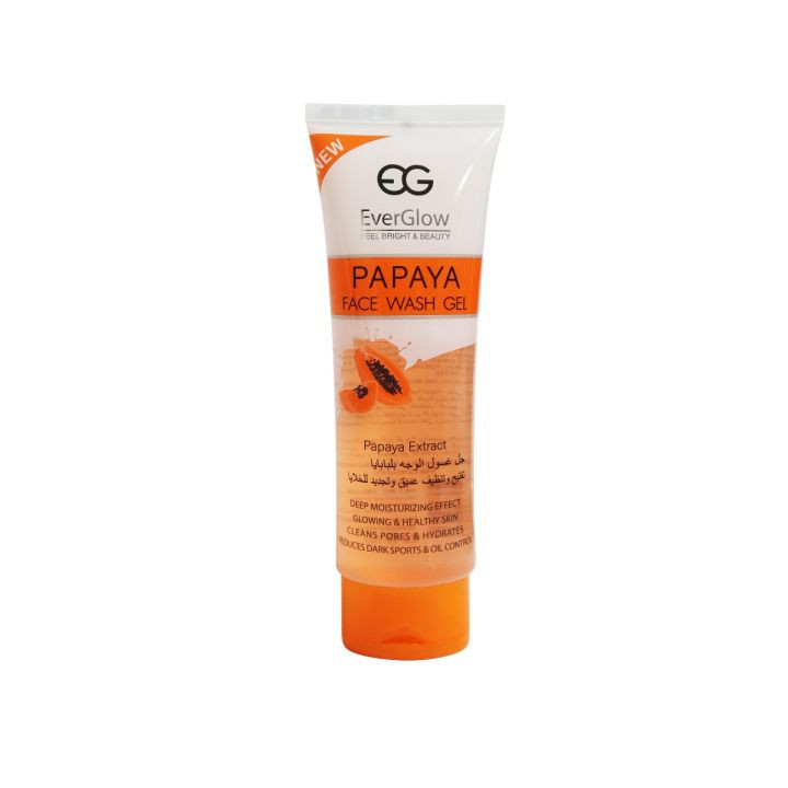 Papaya Face Wash Gel 100ml. (Oval Tube)