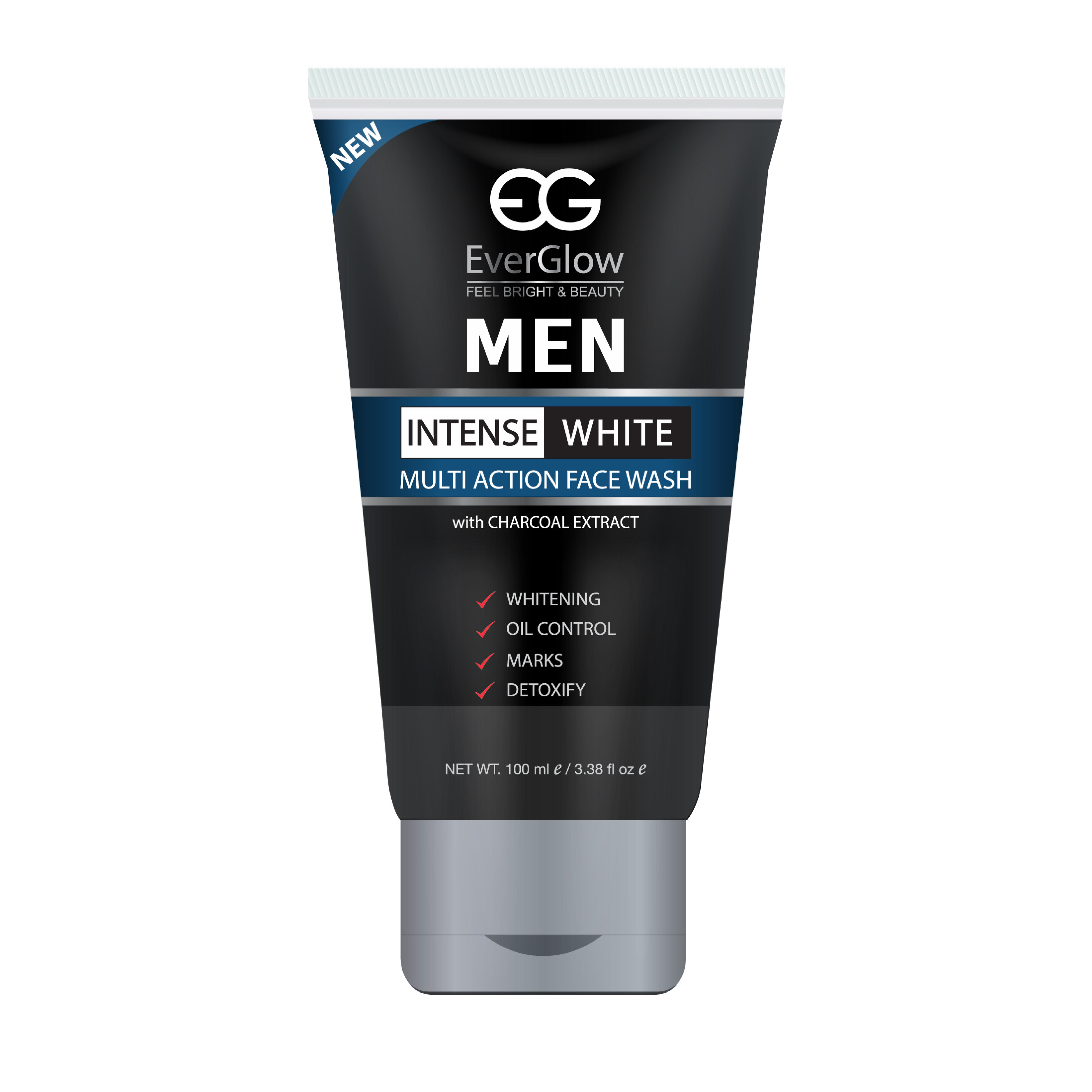 Intense White Men Multi Action Face Wash 100ml.